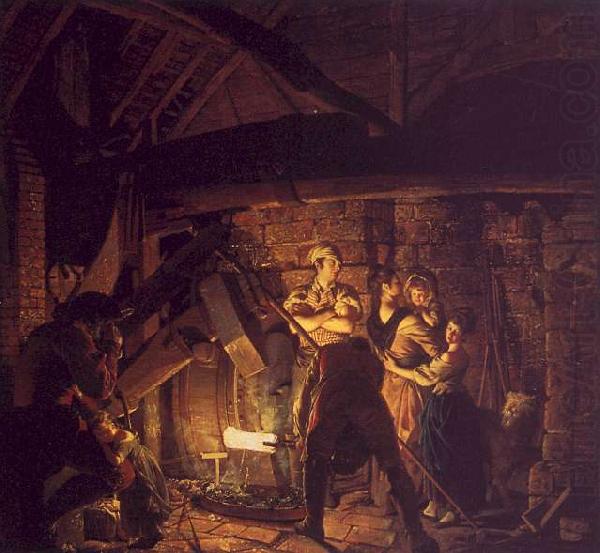 Joseph Wright The Forge china oil painting image